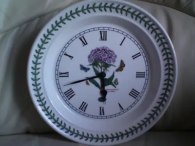 £16.99 • Buy Botanic Garden Sweet William Portmeirion Country Farmhouse Kitchen Wall Clock.