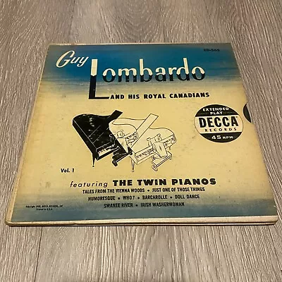 Guy Lombardo & Royal Canadians Box Vol. 1 (Decca 9-11 - Vinyl) The Twin Pianos • $9.95