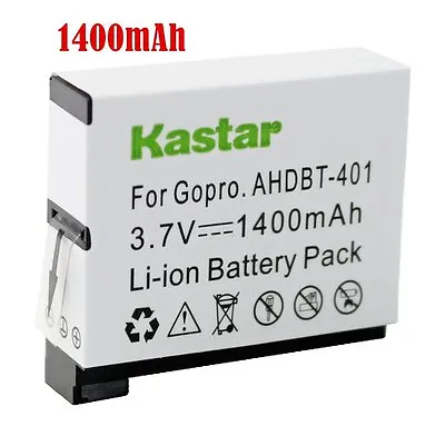 Kastar Battery For GoPro HERO4 And GoPro AHDBT-401 AHBBP-401 Sport Cameras • $5.99