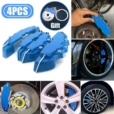 4pcs Universal Blue Decor Car Disc Brake Caliper Covers Parts Brake Accessories • $17.01