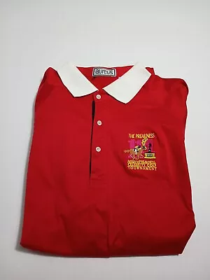 Vintage 114th Preakness Nissan Celebrity Golf Tournament Polo BGE Nissan XL E18 • $9.99