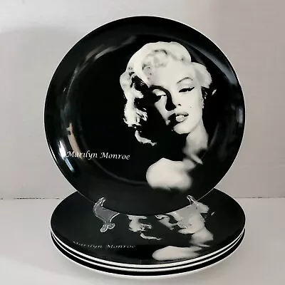 Set Of 4 Vintage Marilyn Monroe Collector 9  Plates Yalong Black White RARE • $79.99