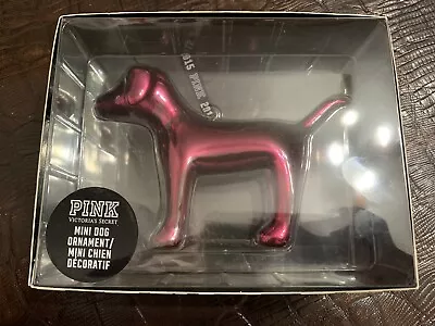 Victoria's Secret PINK Limited Edition PINK NATION 2015 Mini Dog Ornament Pink • $24.99