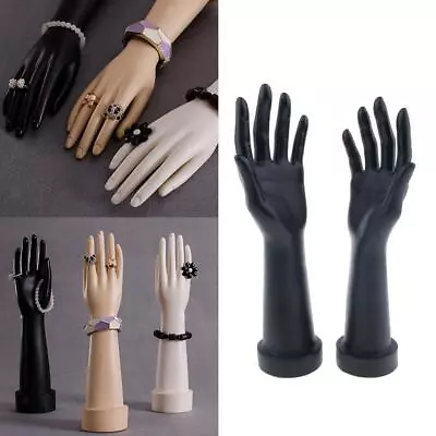 Mannequin Hand Arm Display Base Female Gloves Jewelry   Model - Black • £8.36