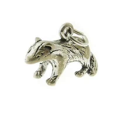$13.49 • Buy 925 Sterling Silver Badger Charm Made In USA