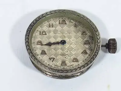 Abercrombie & Fitch 8-Day Car Clock By L. Sandoz Vuille Switzerland 1920-1930's • $124.99