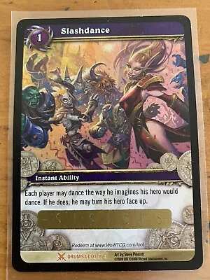 Slashdance Unscratched World Of Warcraft Loot Card WOW TCG • $0.99