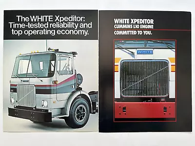 Volvo White Xpeditor Truck Brochures.  Includes Cummins L10 Engines.  1984 • $3.99