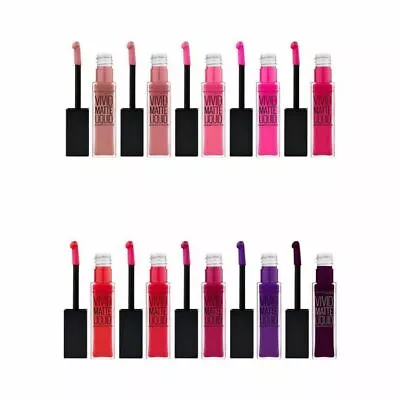 FOUR Maybelline Color Sensational Vivid Matte Liquid Lipcolor #5 #10 #02 #38 • $9.49