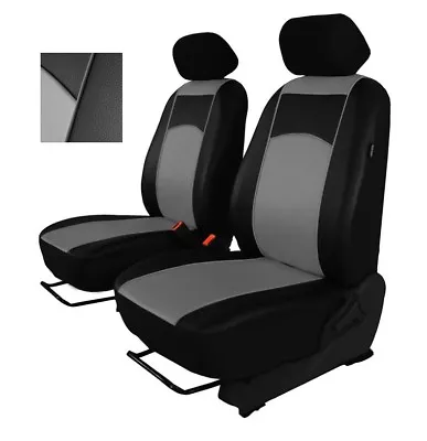 Grey Eco-Leather Universal Front Seat Covers For Mercedes Class C W202 / W203 • $46.72