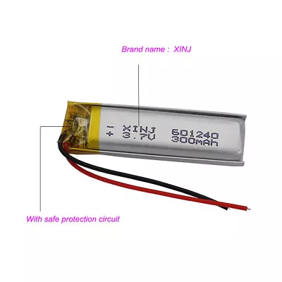 3.7v 300mah 1.11Wh Rechargebale Replacement Li-polymer Li Li-ion Battery 601240 • £155.90