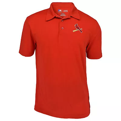 Authentic MLB St. Louis Cardinals TX3 Cool Polo Shirt With Embroidered Logo • $11.99