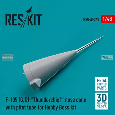 RESRSU480340U 1:48 ResKit F-105D F-105G Thunderchief Nose Cone With Pitot Tube • $19.29