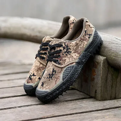 Sport Trainers Running Men's Camo Camouflage Sneakers Athletic Shoes Casual • £14.59