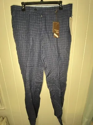 VIGANO’ 1959 Blue Gray Wool Blend Mens Luxury Pants Trousers - Sz. 36x32 NWT • $79.99