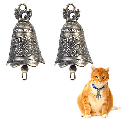 £5.49 • Buy 2PCS Small Metal Bells Pendant Christmas Tree Decor Door Hanging Wind Bell