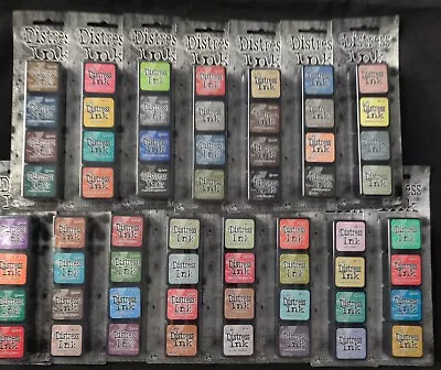 Tim Holtz MINI INK PADS 15 Packs / 60 Colors Stamping Paper Crafts Scrapbooking  • $139.99