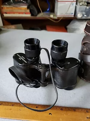 WWII MUNKASORSEG TULAJDONA 8x30 HUNGARIAN ARMY 41 BINOCULARS W/ LEATHER CASE • $110