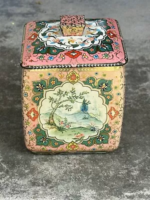 $10 • Buy Vintage 1952 Pink/ Peach Candy Tin