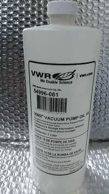 $24.99 • Buy VWR 54996-061 Vacuum Pump Oil 19 1 Liter