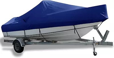 Boat Cover 17-19Ft 100% Waterproof Heavy Duty 800D Marine Grade Oxford Cloth W • $147.69