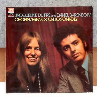 JACQUELINE DU PRE DANIEL BARENBOIM Chopin/ Franck Cello Sonatas LP Used • £40