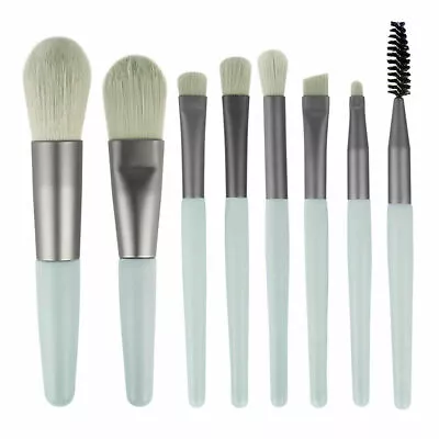 8pcs Makeup Brush Pro Set Foundation Powder Blusher Face Eye Eyebrow Brushes AU • $13.45