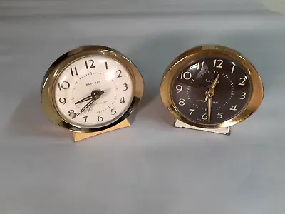 Vintage Alarm Clocks Lot Of Two Westclox Baby Bens Running C0010 • $39
