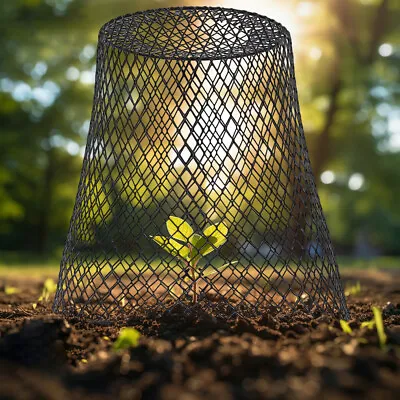 4 Pcs Iron Plant Protection Cover Chicken Wire Cloche Vegetable 、 • £21.39