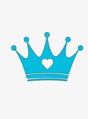 Crown Vinyl Sticker Decal King Queen - Choose Size & Color • $3