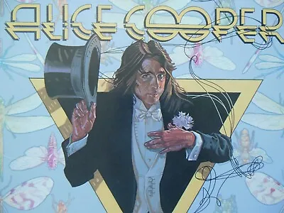 Debut LP - ALICE COOPER - WELCOME TO MY NIGHTMARE - Ed1 Monarch Press Excellent+ • $248.25