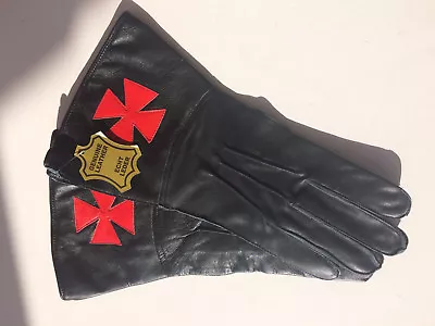 Freemasonry Symbolic Leather Gloves Leather Masonic Gloves • $32.46