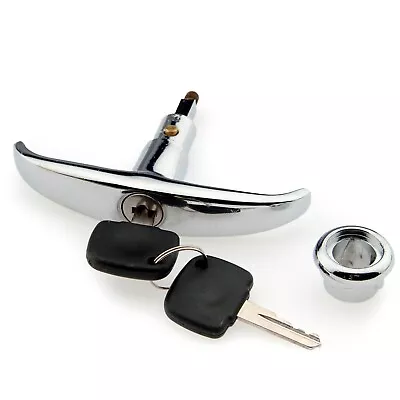 Rear Compartment Door Chrome Locking T Handle For 1955-63 T2 VW Split Window Bus • $36.95