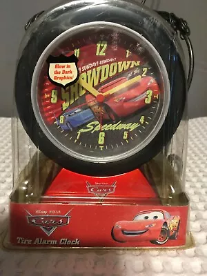 Disney Pixar Cars--battery Clock--with Alarm--rare Nib • $16.54