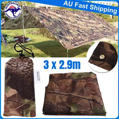 Waterproof Tent Tarp Rain Fly Cover Outdoor Camping Sun Shelter Canopy Hammock • $26.99