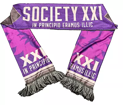 Orlando City Lions MLS Soccer Scarf Society XXI  64 In X 7 In Purple Fringed • $4