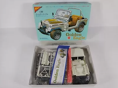 Golden Eagle Jeep CJ-7 4x4 4 Wheel Drive Nichimo 1:20 Model Kit Sealed Parts • $229.99