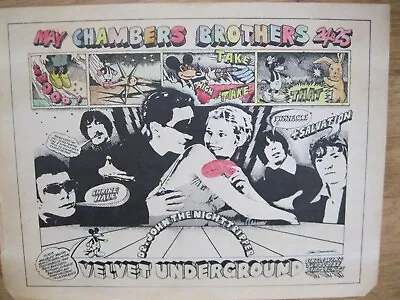 £797.12 • Buy Velvet Underground -  Shrine Hall - May 24 & 25, 1968 - Original Poster