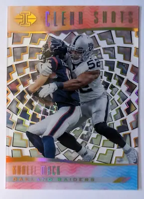 2017 Illusions Clear Shots Khalil Mack Cs-6 • $1.12