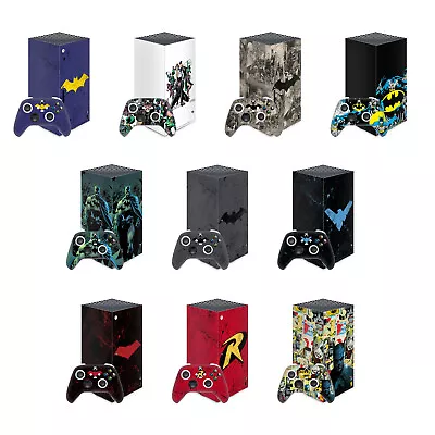 Batman Dc Comics Logos And Comic Book Vinyl Skin Series X Console & Controller • $54.95