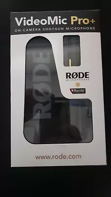 $230.41 • Buy Rode VideoMic Pro+ Shotgun Condenser Microphone Brand New