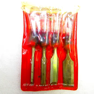 Wood Chisel Set By Power Kraft 4 Pieces • $25