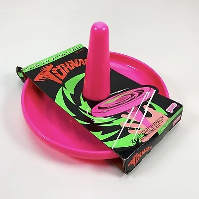 Vintage Galoob 1992 TORNADO Frisbee Ultimate Flying Disc With Twister Grip - NEW • £39.99