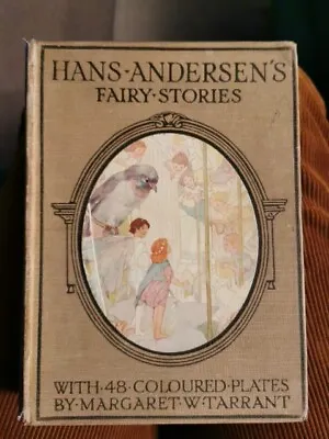Hans Andersen's Fairy Stories With 48 Coloured Plates Hardback Book 1930's • £34.95