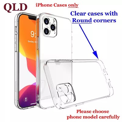 Clear Case  For Apple IPhone 15 14 13 12 Mini 11 XR X XS Pro Max 7 8 Plus SE • $7.98