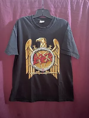 Vintage Slayer Band T Shirt 2004 Tour W/Dates Size Large Thrash Metal • $49.99