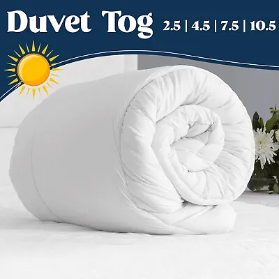 Anti Allergy Quilt Duvet 4.510.513.515 Tog Single Double King Size Bedding • £4.49