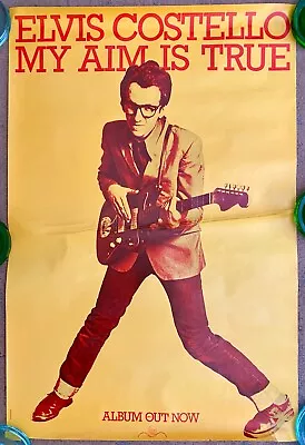 ORIG/VTG PUNK - Elvis Costello - 'My Aim Is True' - 1977 - Stiff Records - Good • $435.79