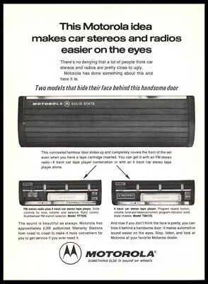 1974 Motorola Concealed Car Stereo-Vintage Photo Print Ad-Man Cave Garage Decor • $7.88