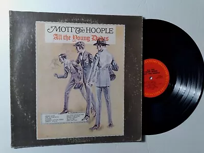 Mott The Hoople - All The Young Dudes - 1972 PROMO  LP  Glam Rock VG CVR / VG+LP • $21.88